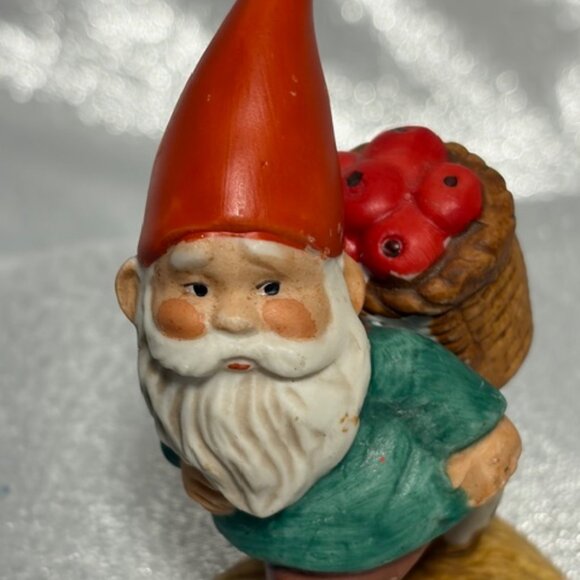 PAIR OF VINTAGE 1979 ENESCO GNOME FIGURES TAIWAN - Picture 6 of 8